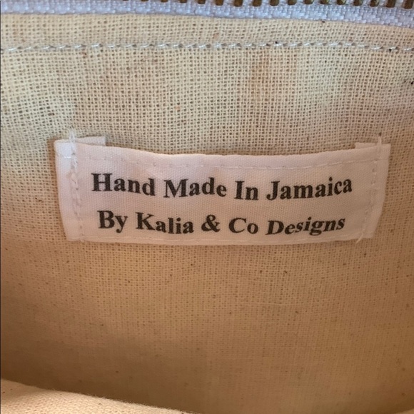 Kalia & Co Design Tropical Floral Cream and Green Crossbody Bag - Picture 6 of 10